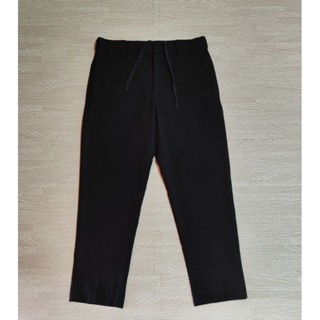 Uniqlo กางเกง Ezy 2 Way Smart Ankle Pants  สีดำ Size S ชาย มือ2