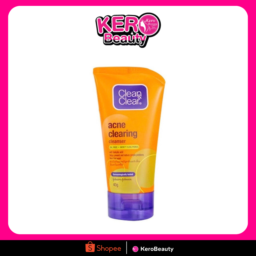clean&clear acne clearing cleanser 40 g.