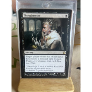 การ์ด MTG Thoughtseize Black Magic the Gathering EDH รุ่น Theros THS สภาพ Nm