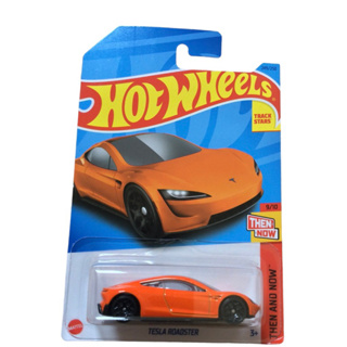 hot wheels tesla roadster สีส้ม
