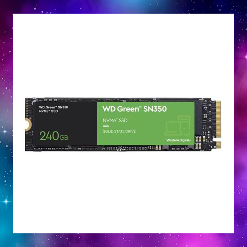 240 GB SSD (เอสเอสดี) WD GREEN SN350 PCIe/NVMe M.2 2280 ใช้งานปกติ
