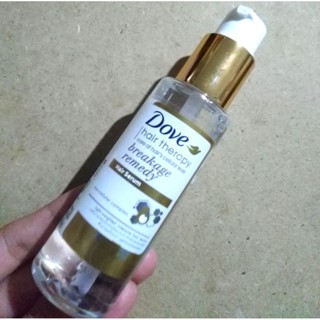 Dove Hair Therapy  Breakage Remedy Serum 55 Ml. โดฟ แฮร์ เทอราพี เบรคเกจ เรเมดี เซรั่ม บำรุงผมแห้งเสีย เซรั่ม