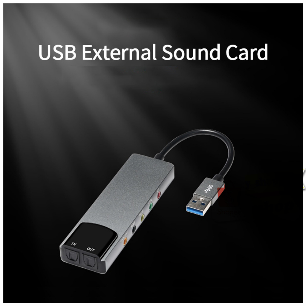 6IN1 USB MULTI-FUNCIONAL SOUND CARD 7.1OPTICAL