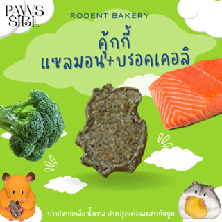 [Paws-sible] Rodent Bakery Salmon Broccoli Biscuit ขนมหนู ขนมแฮมสเตอร์ ขนมแฮมเตอร์ ขนมหนูแฮมสเตอร์ ขนมหนูแฮมเตอร์