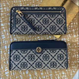 Tory Burch T Monogram Slim Wallet  กระเป๋าสตางค์งาน shop