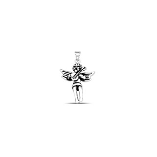 Silver Music Angel Pendant/จี้เงินนางฟ้าดนตรี