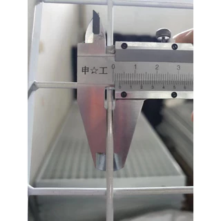 ตะแกรงเหล็ก ตะแกรงอาร์คสีขาว ขนาด 87x175cm ลวด3.2mm อเนกประสงค์เหล็กชุบพีวีซี ชั้นขายของ แผงแขวนของ DIY