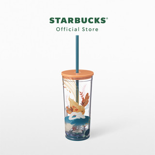 Starbucks Siren And The Earth Cold Cup 18oz. ทัมเบลอร์สตาร์บัคส์พลาสติก ขนาด 18ออนซ์ A11145318