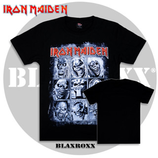 Blaxroxx เสื้อวง ลิขสิทธิ์แท้ Iron Maiden® (IRM012) ผ้า Supersoft cotton