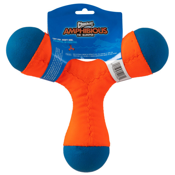 🇺🇸USA Import🇺🇸 Chuckit! Amphibious Tri-Bumper Dog Fetch Toy ของเล่นสุนัขลอยน้ำได้ บูมเมอแรง 3 แฉก — صورة 8