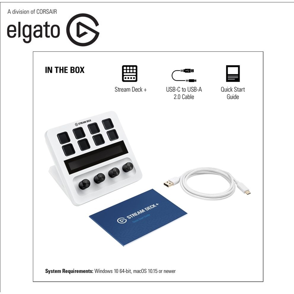 ELGATO Streaming STREAM DECK + WHITE