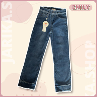 Jarikashop - กางเกงยีนส์รุ่น EMILY ( E ) ( ว101 ) ผ้ายืด