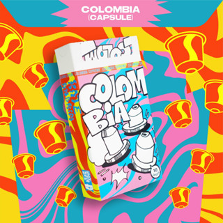 &lt;&lt; ครบ 1000 ส่งฟรี &gt;&gt; กาแฟแคปซูล " Colombia " (( Kate &amp; Kim )) Coffee Capsules ระบบ Nespresso