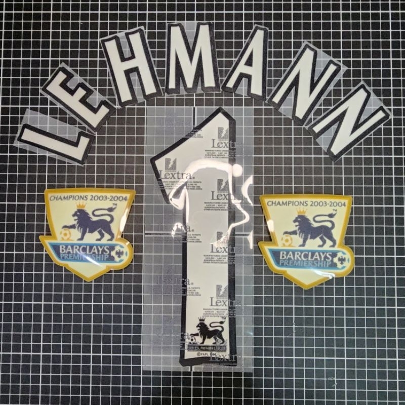 LEHMANN #1 ARSENAL ฟลูออฟชั่น อาเซน่อลปี 04-05 เบอร์ กำมะหยี่ เย็นส์ เลมัน + อาร์มทองแชมป์ Patch EPL