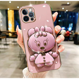 เคส TPU มินนี่ กระจก ขาตั้ง สำหรับรุ่น oppo A9 2020 A5 2020 A53 A16 A15 A3S A83 (พร้อมส่งจากไทย)