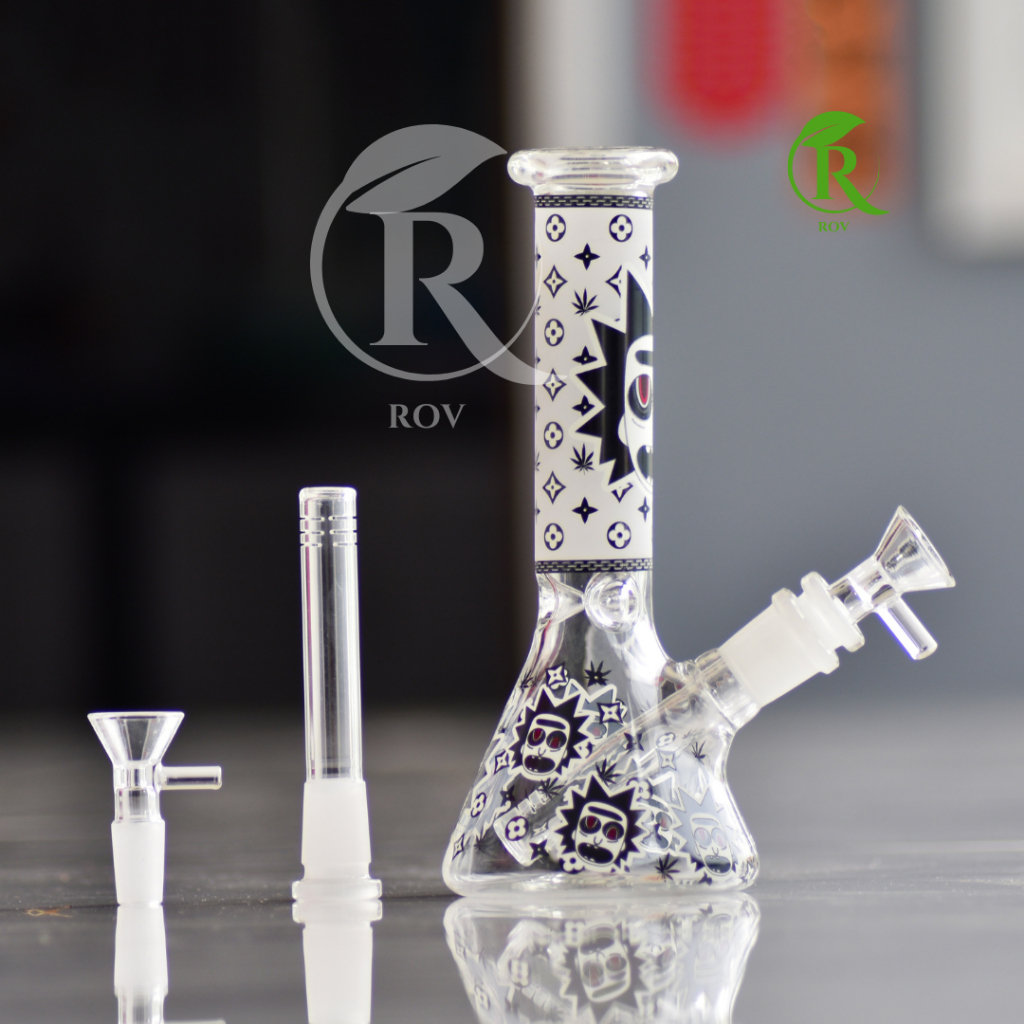 (ส่งจากไทย) บ้องแก้วพร้อมหลอดและโจ๋14mm สูง20cm