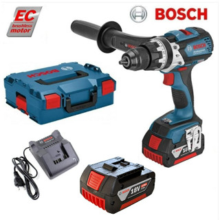 BOSCH สว่านกระแทกไร้สาย รุ่น GSB18VE-EC มาพร้อมแบต แท่นชาร์ต เครื่องมือช่าง รับประกัน