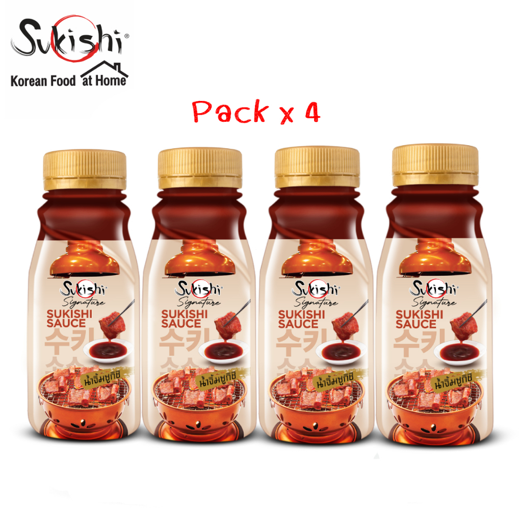 น้ำจิ้ม 4 ขวด : น้ำจิ้มซูกิชิx4
