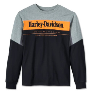 เสื้อยืดแขนยาวผู้ชายลิขสิทธิ์แท้จาก Harley Davidson 96052-24VM