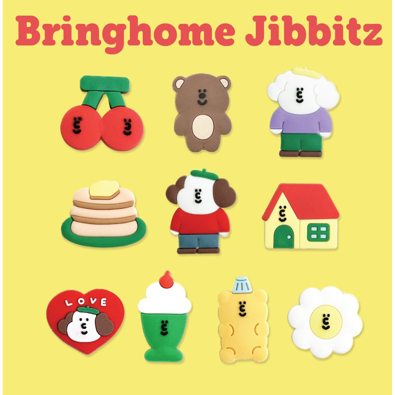 Bringhome jibbitz ซิลิโคน ตัวติดรองเท้า crocs