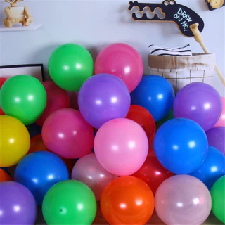 🎈 ลูกโป่งสีพื้น 10 นิ้ว 12 นิ้ว แพ็ค 50 ลูก สีสดใส ตกแต่งงานกิจกรรม งานอีเวนต์ | FF-118 FF-269