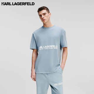 Karl Lagerfeld - RUE ST-GUILLAUME WASHED T-SHIRT 235M1713 เสื้อยืด