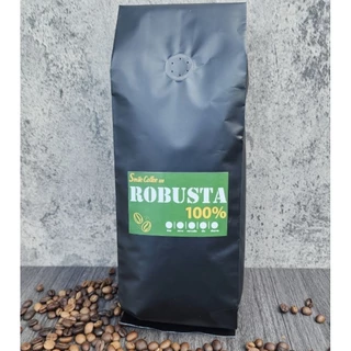 เมล็ดกาแฟคั่ว โรบัสต้าชุมพร 500กรัม