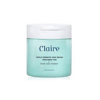 Claire Triple Prebiotic Skin Repair Treatment Pad แคลร์ ทริปเปิ้ล พรีไบโอติก สกิน รีแพร์แพด แผ่นบำรุงหน้า 60 pads