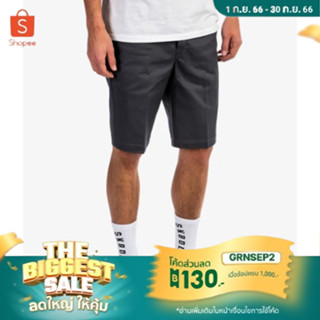 กางเกงขาสั้น Dickies Slim Straight Work Shorts Charcoal Grey รับประกันของแท้ มือ1 พร้อมส่ง