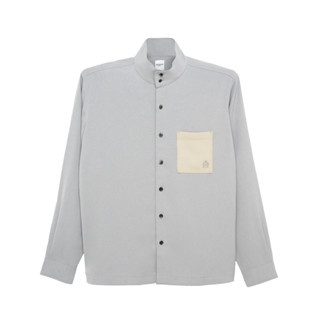 TAKEO KIKUCHI เสื้อเชิ้ตแขนยาว EASY CARE ANTIBAC STAND COLLAR LONG SLEEVE SHIRT