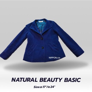 เสื้อคลุมญี่ปุ่นแบรนด์Natural Beauty Basicแท้ออกช็อป(มือสอง)