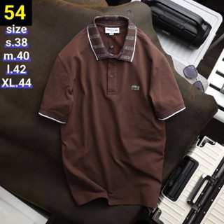 lacoste เสื้อโปโลแขนสั้น