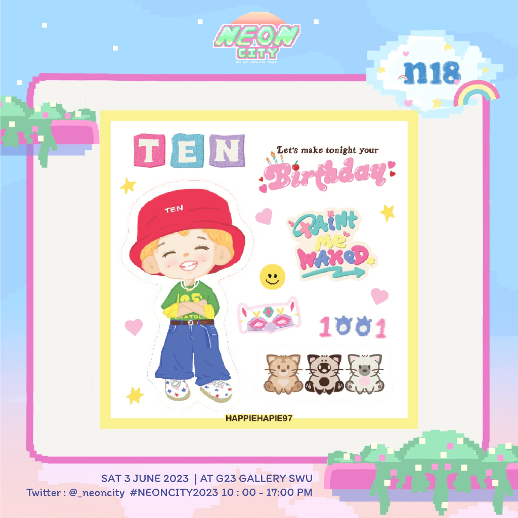 Sticker Ten PMN - NCT