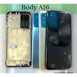 A16 Body A16 บอดี้A16 ฝาหลังพร้อมแกนกลางA16 อะไหล่โทรศัพท์มือถือ ชุดบอดี้A16 สินค้าพร้อมส่ง