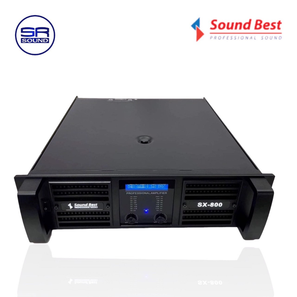 ฟรีค่าส่ง SOUNDBEST SX800 เพาเวอร์แอมป์ SX 800 SX-800 (สินค้าใหม่แกะกล่อง แพ็คให้อย่างแน่นหนา)