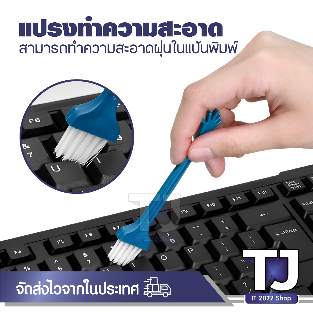 KCL-1005 LCD TV ชุดทำความสะอาดหน้าจอสำหรับเดสก์ท็อปคอมพิวเตอร์แล็ปท็อปดิจิตอลกล้องคีย์บอร์ดทำความสะอาดผ้าแปรงชุด