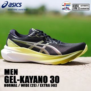 [✨NORMAL / WIDE] Asics รุ่น Gel-Kayano 30 1011B548-003 สี Black/ glow yellow ของเเท้ 100 %