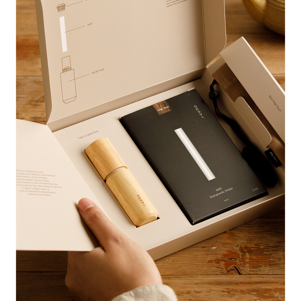 ยาดมไม้ รุ่น Premium Gift ในรูปแบบของขวัญ