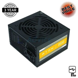 POWER SUPPLY (80+ BRONZE) 550W ANTEC ATOM B550 ประกัน 3Y พาวเวอร์ซัพพลาย อุปกรณ์จ่ายไฟ