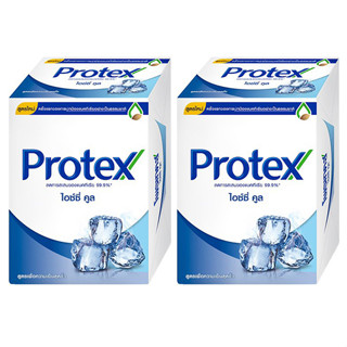 PROTEX โปรเทคส์ สบู่ก้อน สูตรไอซ์ซี่ คูล ขนาด 60 กรัม X 2 แพ็ค (แพ็ค 4 ชิ้น รวม 8 ก้อน)