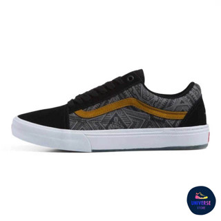 [ของแท้ ส่งฟรี จากไทย] VANS BMX OLD SKOOL - (COURAGE ADAMS) BLACK/GOLDEN BROWN