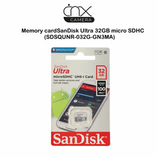 Memory cardSanDisk Ultra 32GB micro SDHC (SDSQUNR-032G-GN3MA)  ประกันศูนย์ synnex