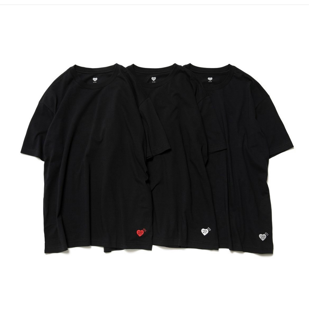 Human made 3Pack T-Shirt Set ของแท้💯