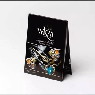 ผ้าเช็ดเงินsilver​ blue และ WKMแท้💯% 11×16cm