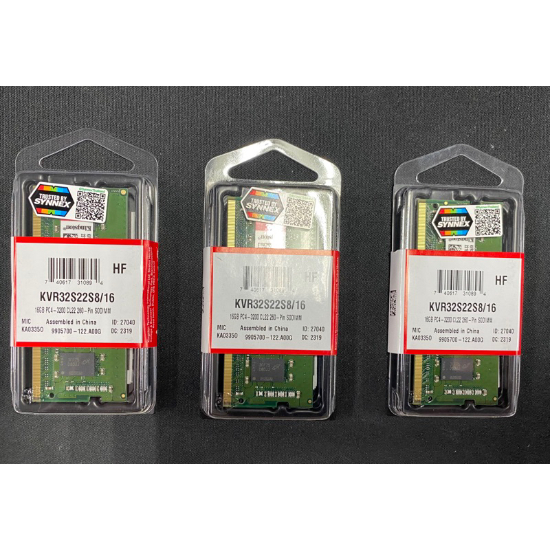 Kingston KVR32S22S8 RAM Notebook 16GB 3200MHz DDR4