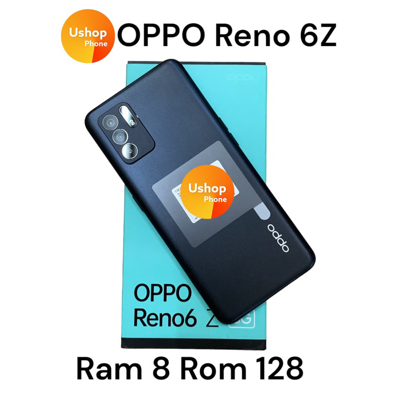 **มือสอง** Oppo Reno6z 5G สภาพ 100% ยังไม่ผ่านการใช้งาน ประกันศูนย์11เดือน