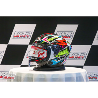 หมวกกันน็อค NHK HELMETS รุ่น S1 GP PRO ALONZO LOPEZ STAR WHITE GLOSSY