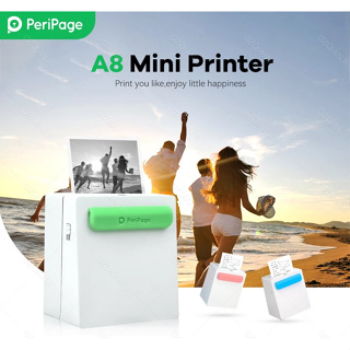 [Clearance ลดล้างสต้อค] Peripage A8 เครื่องปริ้นหมี เครื่อมพิมพ์ขนาดเล็ก Paperang Perioage A8