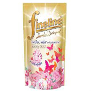 Fineline Plus ไฟน์ไลน์ พลัส ผลิตภัณฑ์น้ำยาซักผ้า ชนิดน้ำซันนี่ โกลด์ 560มล.