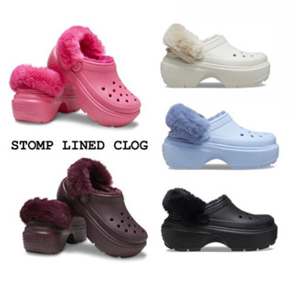 🇰🇷Crocs  Clogs Classic STOMP LINED CLOG 💖 รุ่นล่าสุด ไม่มีขายที่ไทย น้องนุ่มนิ่ม ใส่สบายมากค่าา - preorderopaa